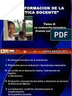 Transformacion de La Practica Docente (Tema 4)