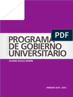 Plan de Gobierno Universitario