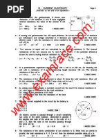 Physics Current Electricity MCQ