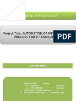 Project Title: Automation of Meter Reading Process For HT Consumers' Project Title: Automation of Meter Reading Process For HT Consumers'