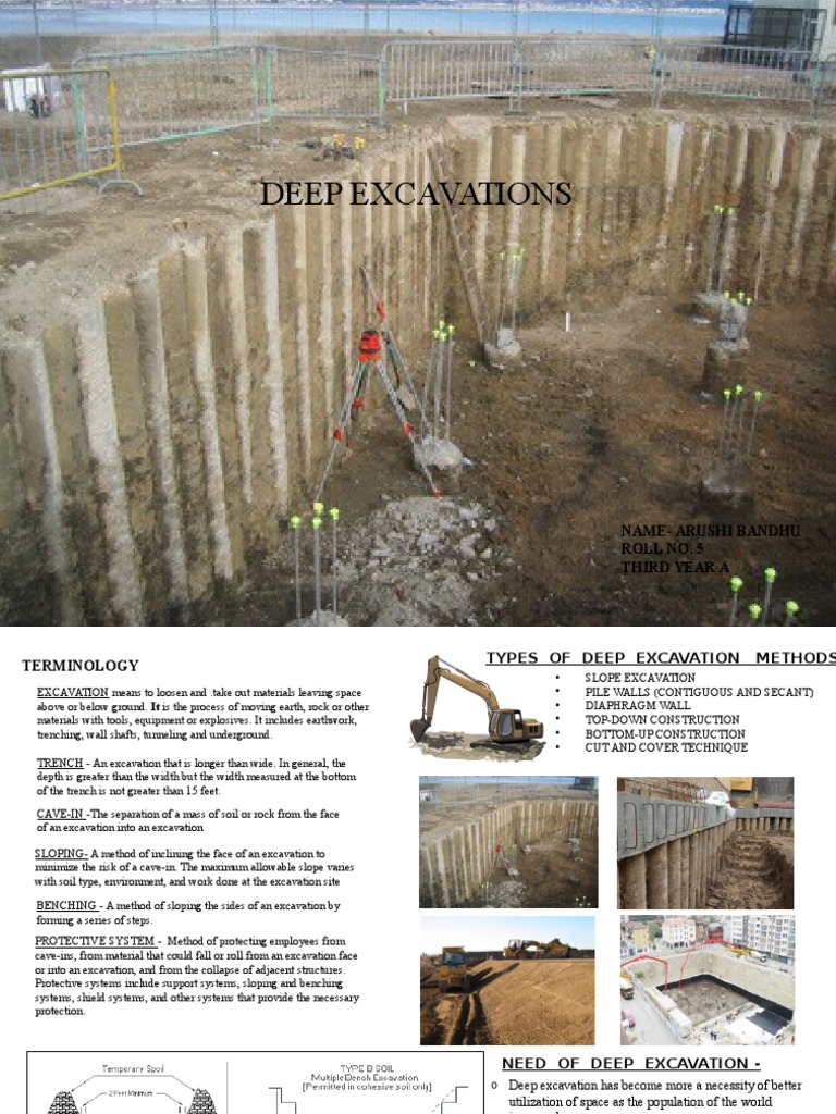 Deep Excavation | PDF | Deep Foundation | Tunnel