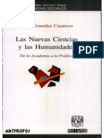 Pablo Gonzalez Casanova - Las Nuevas Ciencias y Las Humanidades PDF