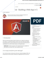 AngularJS Tutorial - Building A Web App in 5 Minutes PDF