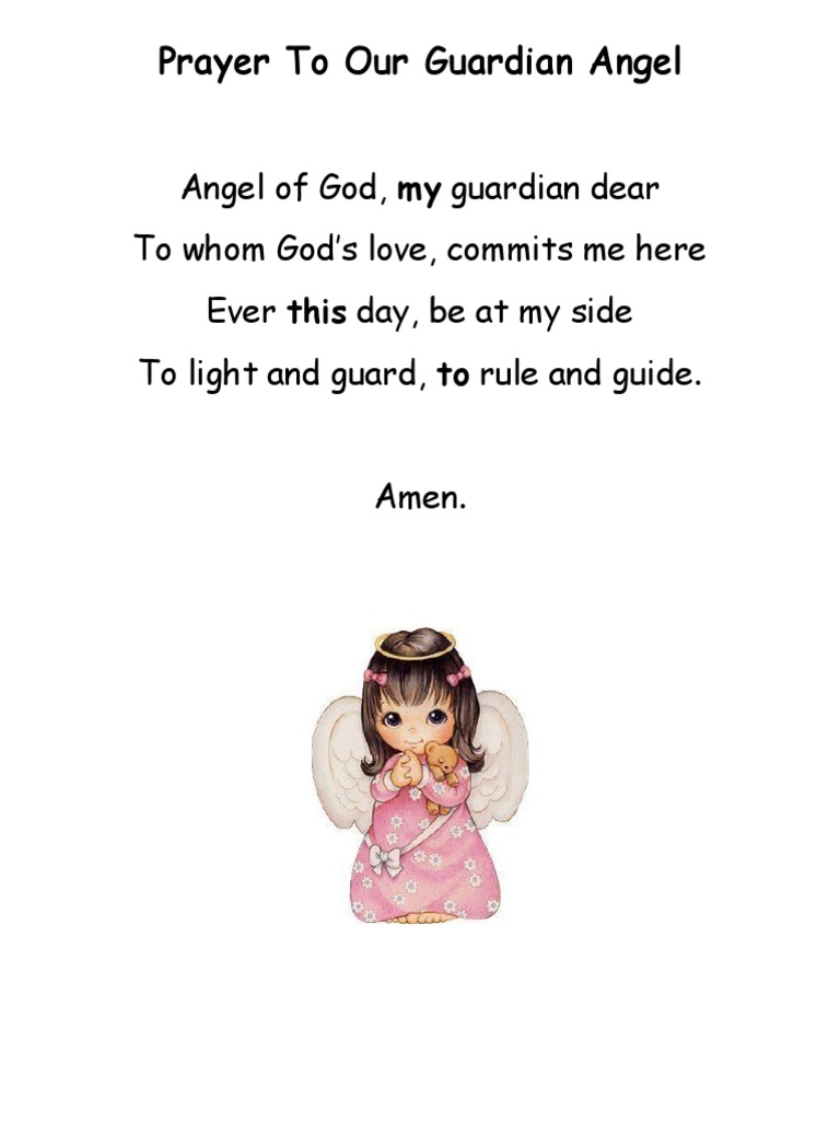 Guardian Angel Prayer for Protection | PDF