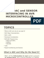 Adc Dac and Sensors For Avr