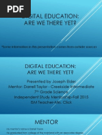 Digital Education Powerpoint Presentation