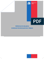 Protocolo Vigilancia Riesgos Psicosociales Chile 2013