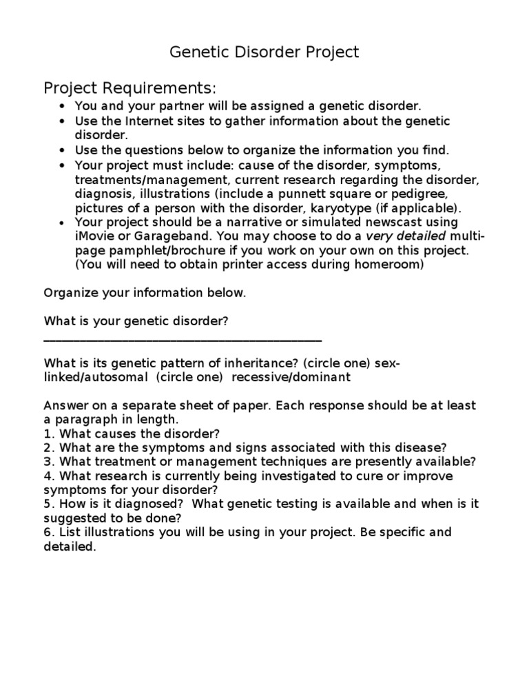 Disorder Project PDF