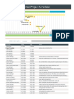 Real Project Schedule