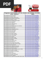 Relaçao de Programas Conversinha ao Pé do Ouvido com Antônio Carvalho