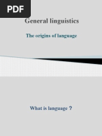 General Linguistics