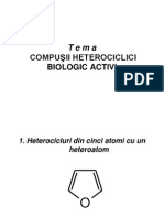 Tema 11. Compuși Heterociclici