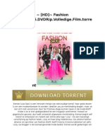 (HD) Fashion Chicks.2015.DVDRip - Volledige.Film - Torrent