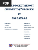 Download Live Project on Inventory Problem of big bazaar by lokeshsharma88 SN29172459 doc pdf