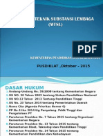 Muatan Teknik Substansi Lembaga Kemendikbud & Ristekdikti