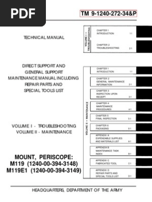 TM 9-1240-272-34&P - Mount Periscope M119