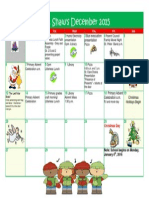 December 2015 Calendar