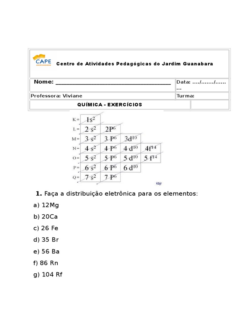 Exercícios de Distribuição Eletrônica | PDF