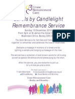 2015 Remembrance Carol Service Poster