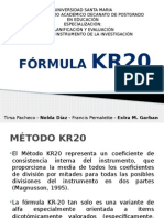 KR20 Ceoficiente