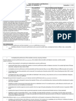 final year 10 economics and business curriculum grid