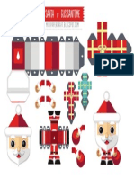 Santa's Mini Papercraft Blog