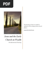 Jesus and the Early Church on Wealth