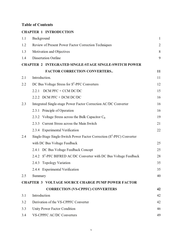 Power Factor Correction Converters | PDF | Technology & Engineering