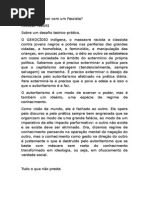 Como Conversar Com Um Fascista