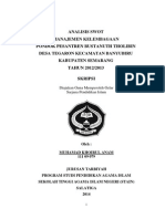 Download Analisis Swot Manajemen Kelembagaan Pondok Pesantren by Ahmad Afifi SN291744509 doc pdf