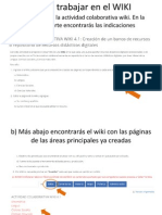 Instrucciones Trabajo en El WIKI