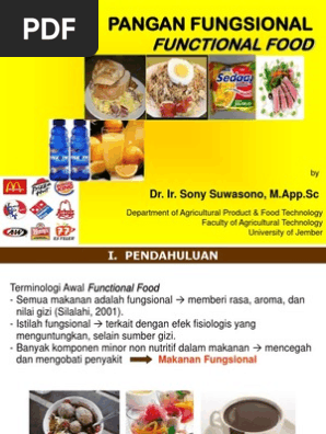 Bahan Kuliah Pangan Fungsional Sony Suwasono 2015 Serat