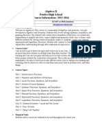 Algebra II Poudre High School Course Information: 2015-2016: Ms. Carmen Thong Room 208