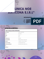 Clínica Noe: Visión, misión y procesos de atención al paciente