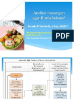 Analisis Keuangan MK Nutrition Entrepreneurship 4 Maret 2015 Edit