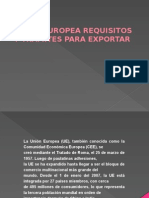 Union Europea Requisitos y Tramites Para Exportar.