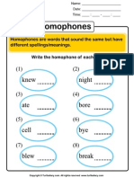 Choose The Correct Homophone 9