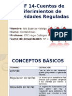 NIIF 14-Cuentas de Diferimientos de Actividades Reguladas