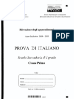 INVALSI 1° Media Italiano 2004-05
