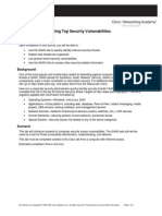 Activity 2 Identifying Top Security Vulnerabilities