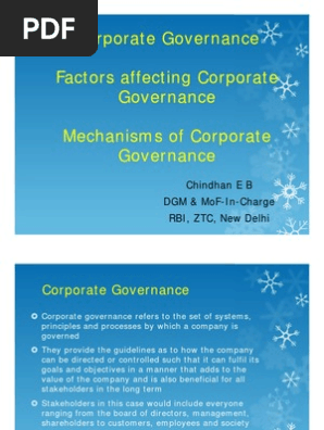 Regulation and Corporate