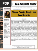 Download Climate Change Hunger and Food Security by Division of Global Affairs SN29176274 doc pdf