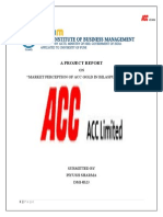 A Project Report On ACC GOLD