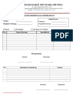 Formulir Permintaan Perbaikan