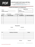 Formulir Laporan Kerusakan Barang | PDF