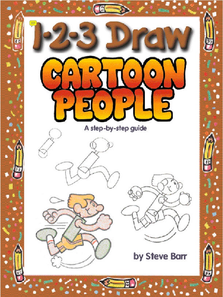1 2 3 Draw Cartoon People PDF Cartoonist