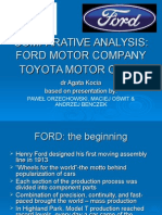 Comparative Analysis of Ford and Toyota