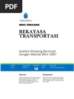 Download Modul Sepuluh Rekayasa Transportasi by Indah Puspita Sari SN291768781 doc pdf