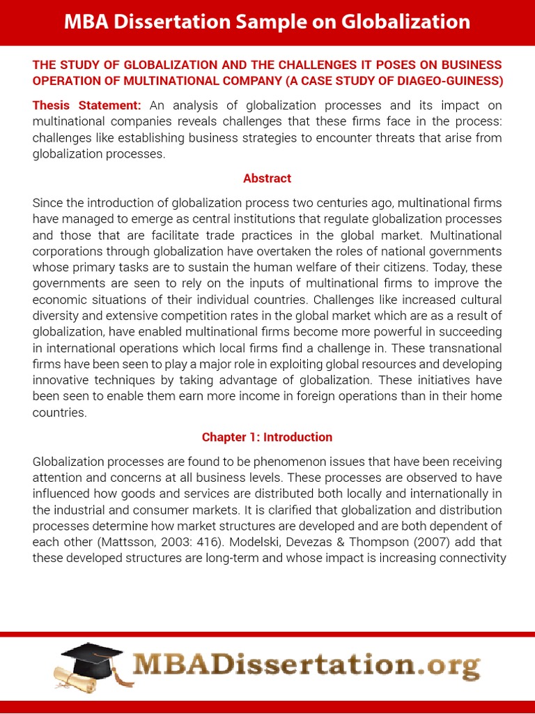 dissertation strategic management