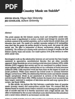 Download The Effect of Country Music on Suicide by Micah Sittig SN2917738 doc pdf